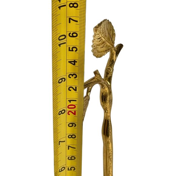 NEW Godinger Three Sectional Snack Serving Bowl Dish Stainless Steel Gold Leaf - Picture 7 of 9